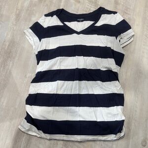 Striped V-Neck T-Shirt Maternity